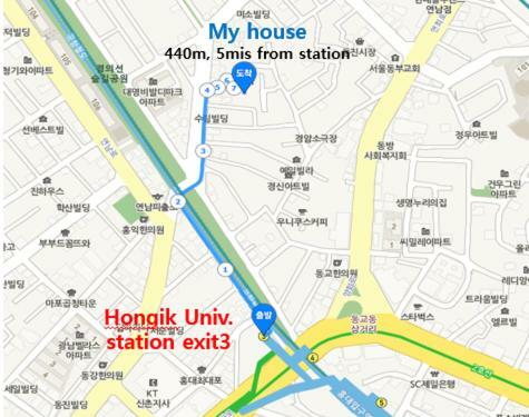 Апартаменти Lovely House Hongdae Сеул Екстер'єр фото